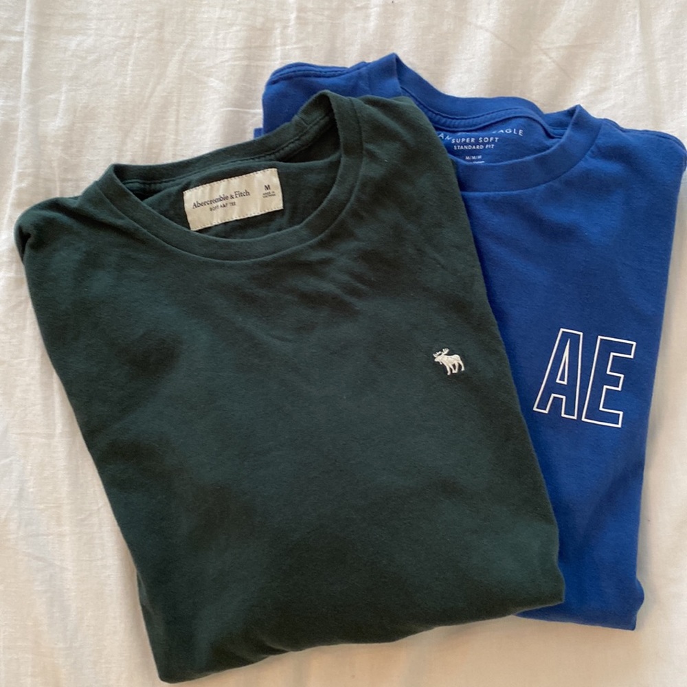 Abercrombie & Fitch and American Eagle Long Sleeve Shirts